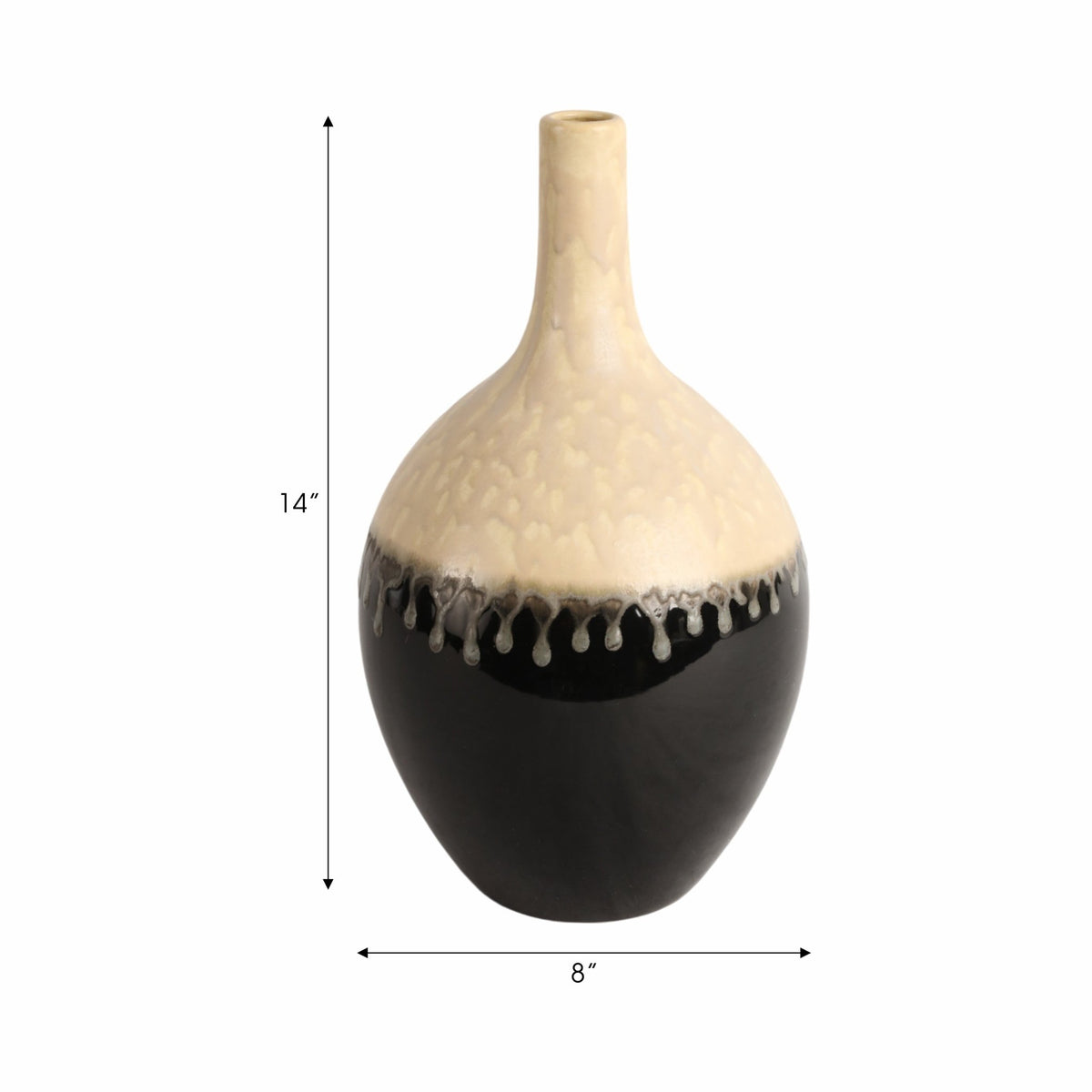 ALONDRA CERAMIC VASE Vases and Jars| Sagebrook Home