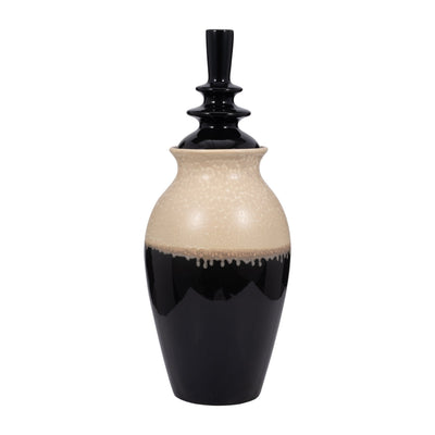 Alondra Large Ceramic Lidded Floor Jar - Al Rugaib Furniture