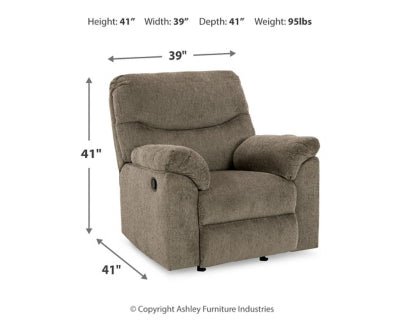 Alphons Recliner - Al Rugaib Furniture
