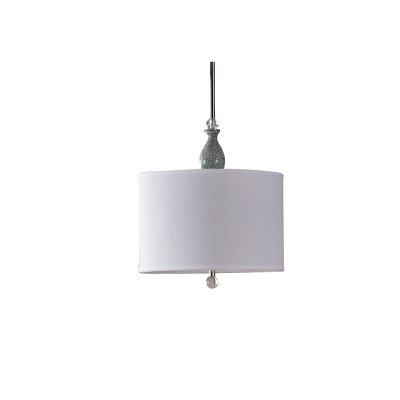 Modern White Shade 3 Socket Pendant Lamp