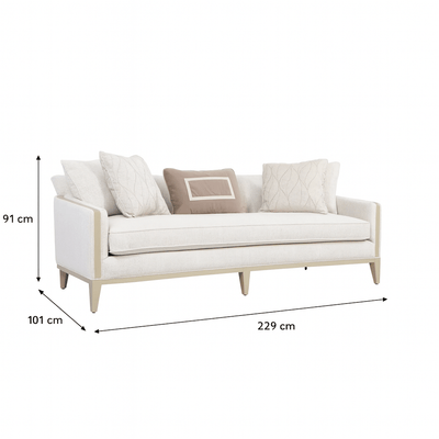 AlReem Mocha Sofa - Al Rugaib Furniture