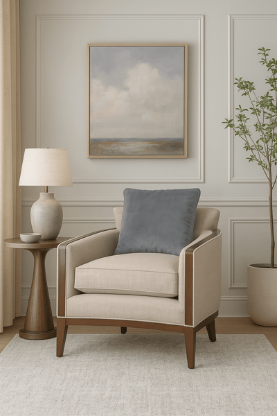 AlReem Royal Blue Chair - Al Rugaib Furniture