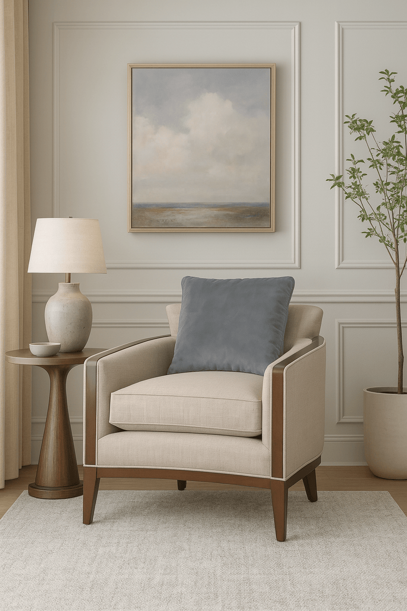 AlReem Royal Blue Chair - Al Rugaib Furniture