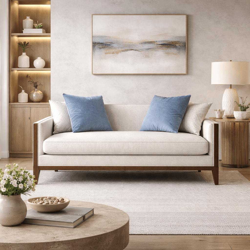 AlReem Royal Blue Loveseat Sofas & Loveseats| AlRugaib Furniture