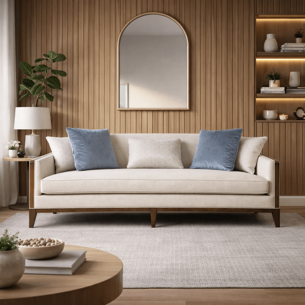 AlReem Royal Blue Sofa Sofas & Loveseats| AlRugaib Furniture
