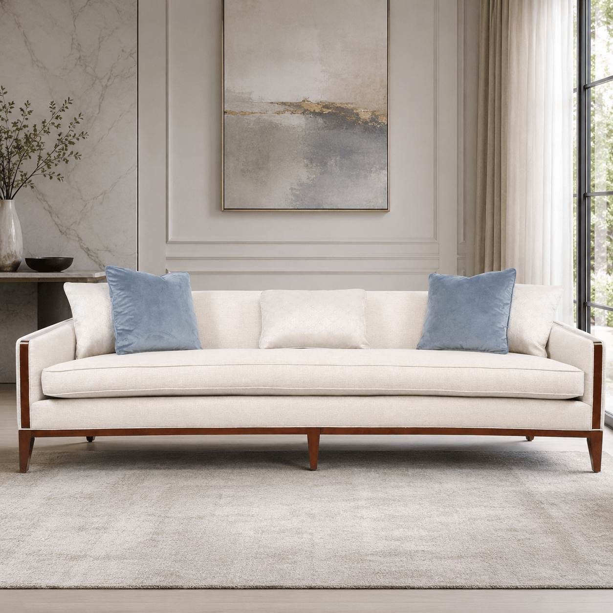 AlReem Royal Blue XL Sofa Sofas & Loveseats| AlRugaib Furniture