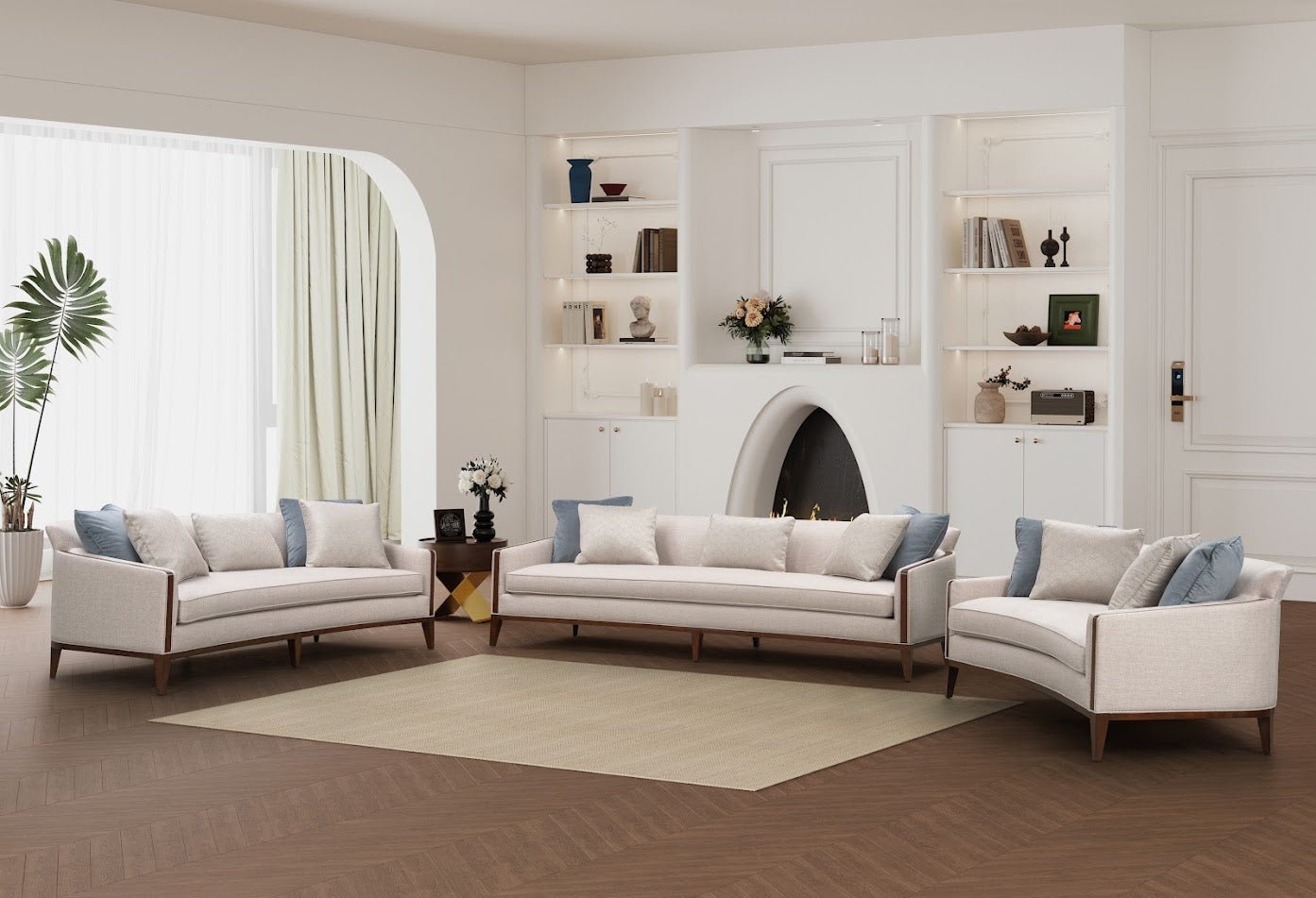 AlReem Royal Blue XL Sofa Sofas & Loveseats| AlRugaib Furniture