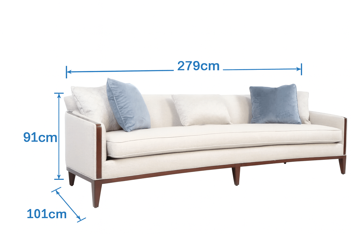 AlReem Royal Blue XL Sofa Sofas & Loveseats| AlRugaib Furniture