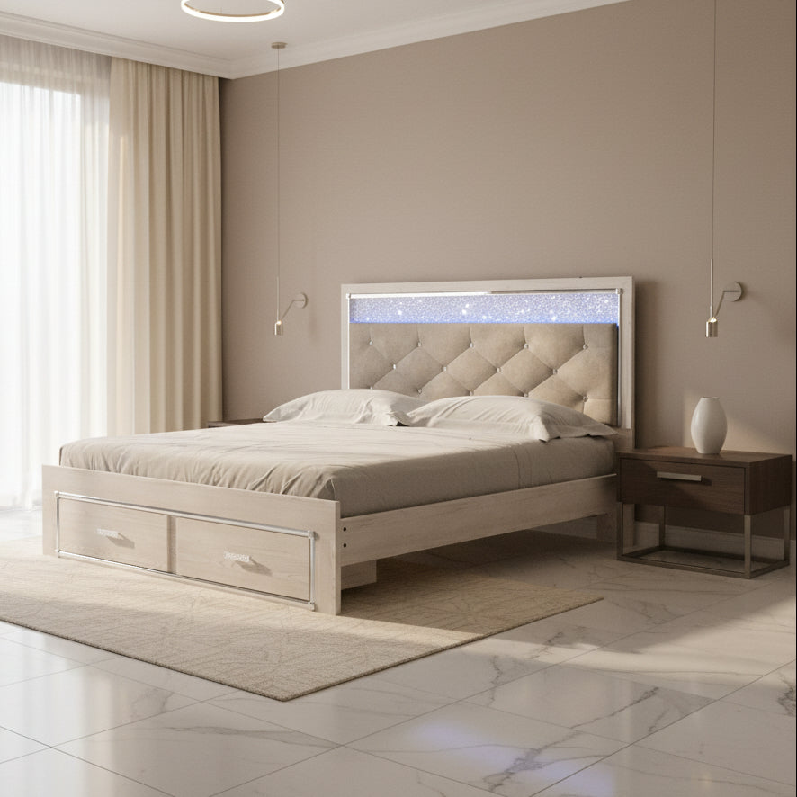 Altyra King Upholstered Storage Bed Beds| Ashley Homestore