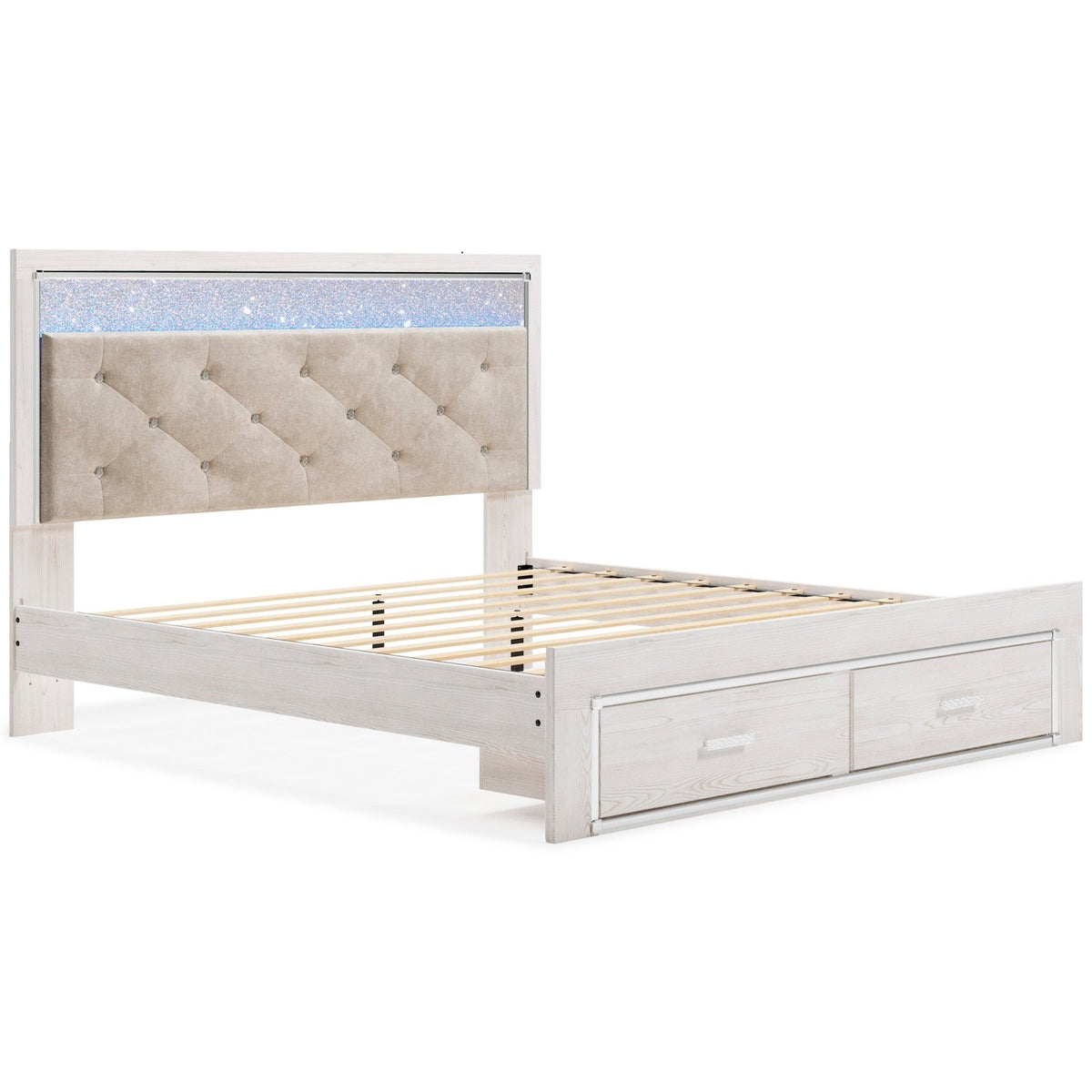 Altyra King Upholstered Storage Bed Beds| Ashley Homestore