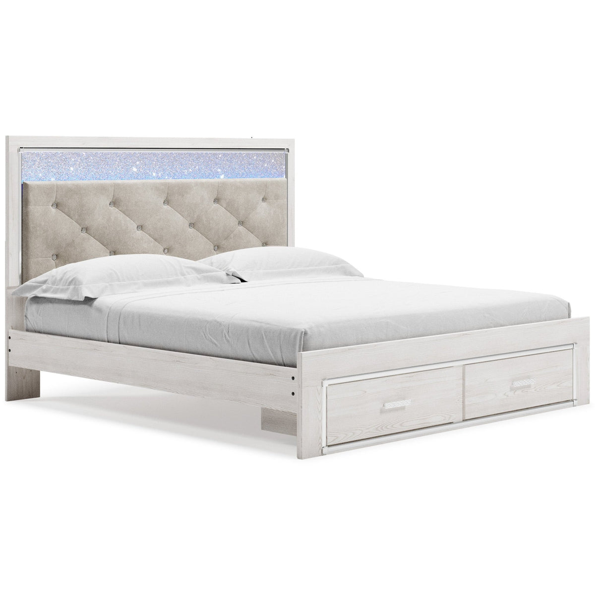 Altyra King Upholstered Storage Bed Beds| Ashley Homestore