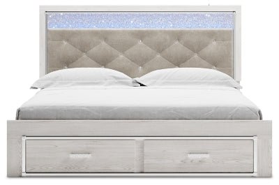 Altyra King Upholstered Storage Bed Beds| Ashley Homestore