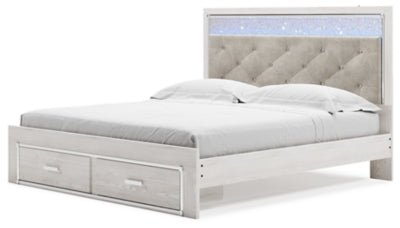Altyra King Upholstered Storage Bed Beds| Ashley Homestore