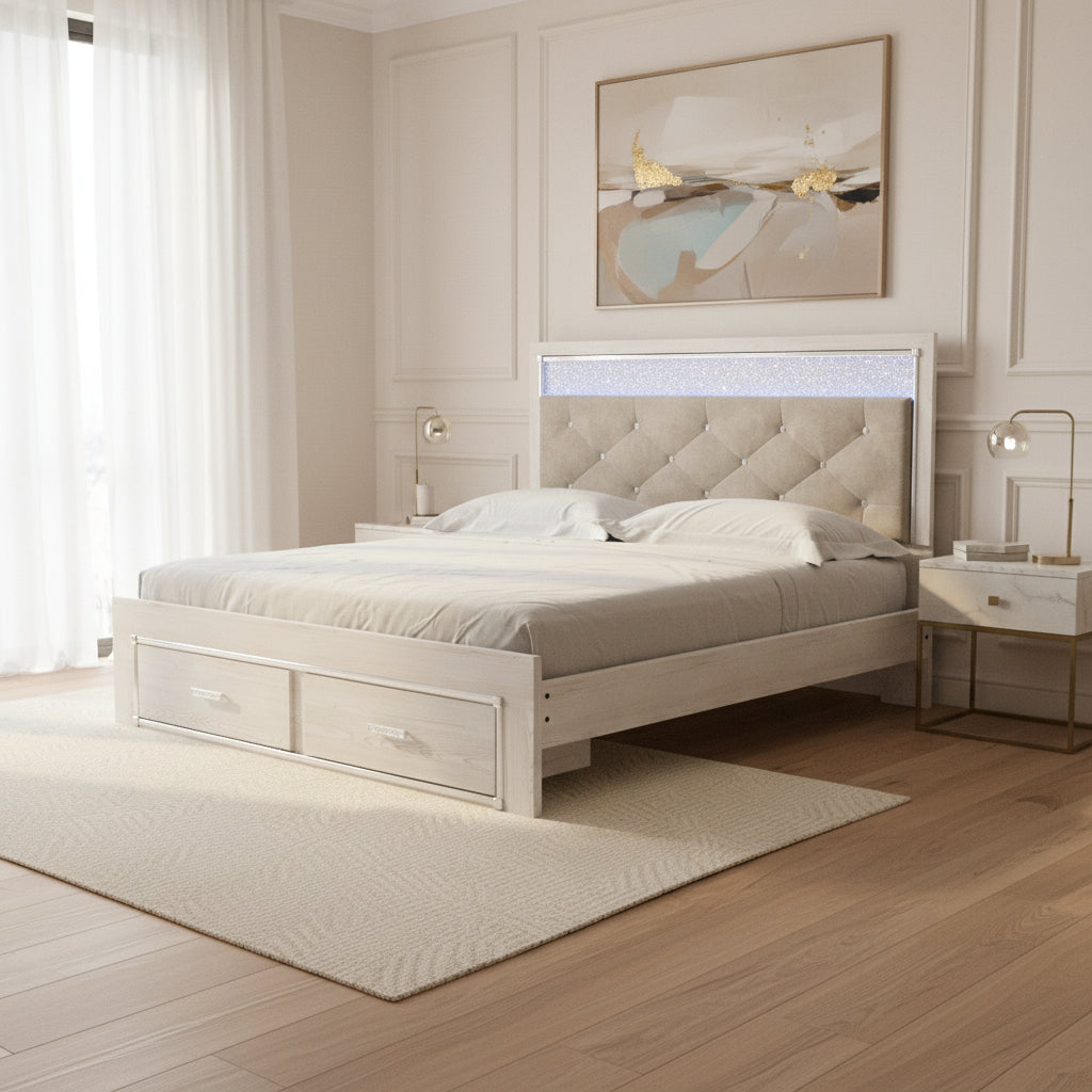 Altyra Queen Upholstered Storage Bed Beds| Ashley Homestore