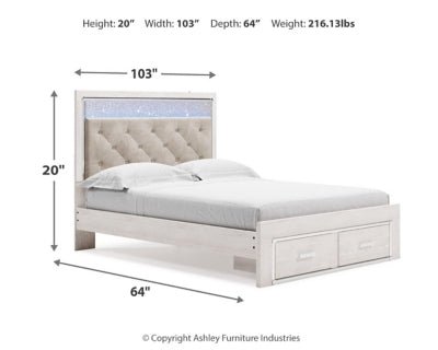 Altyra Queen Upholstered Storage Bed Beds| Ashley Homestore
