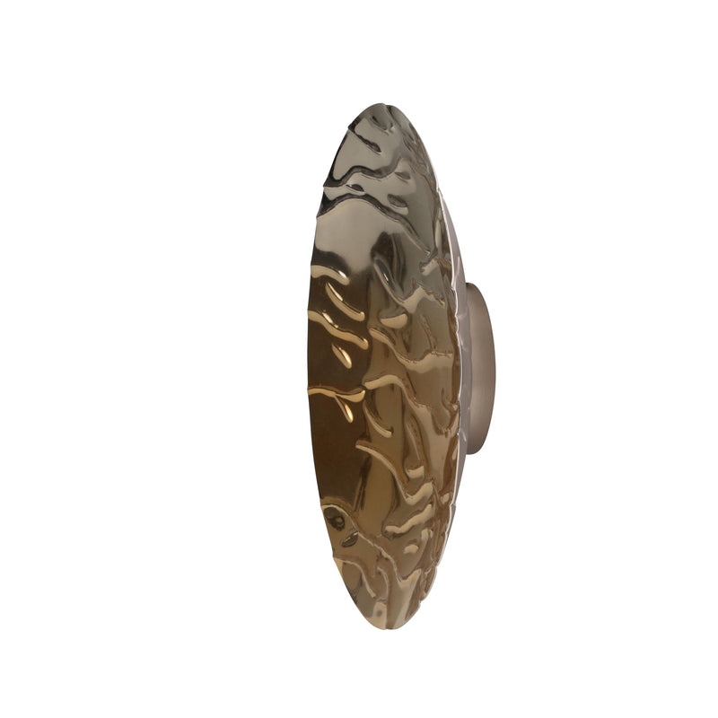 ALUMINUM 16" CONCAVE WALL ART,COPPER, WB - Al Rugaib Furniture