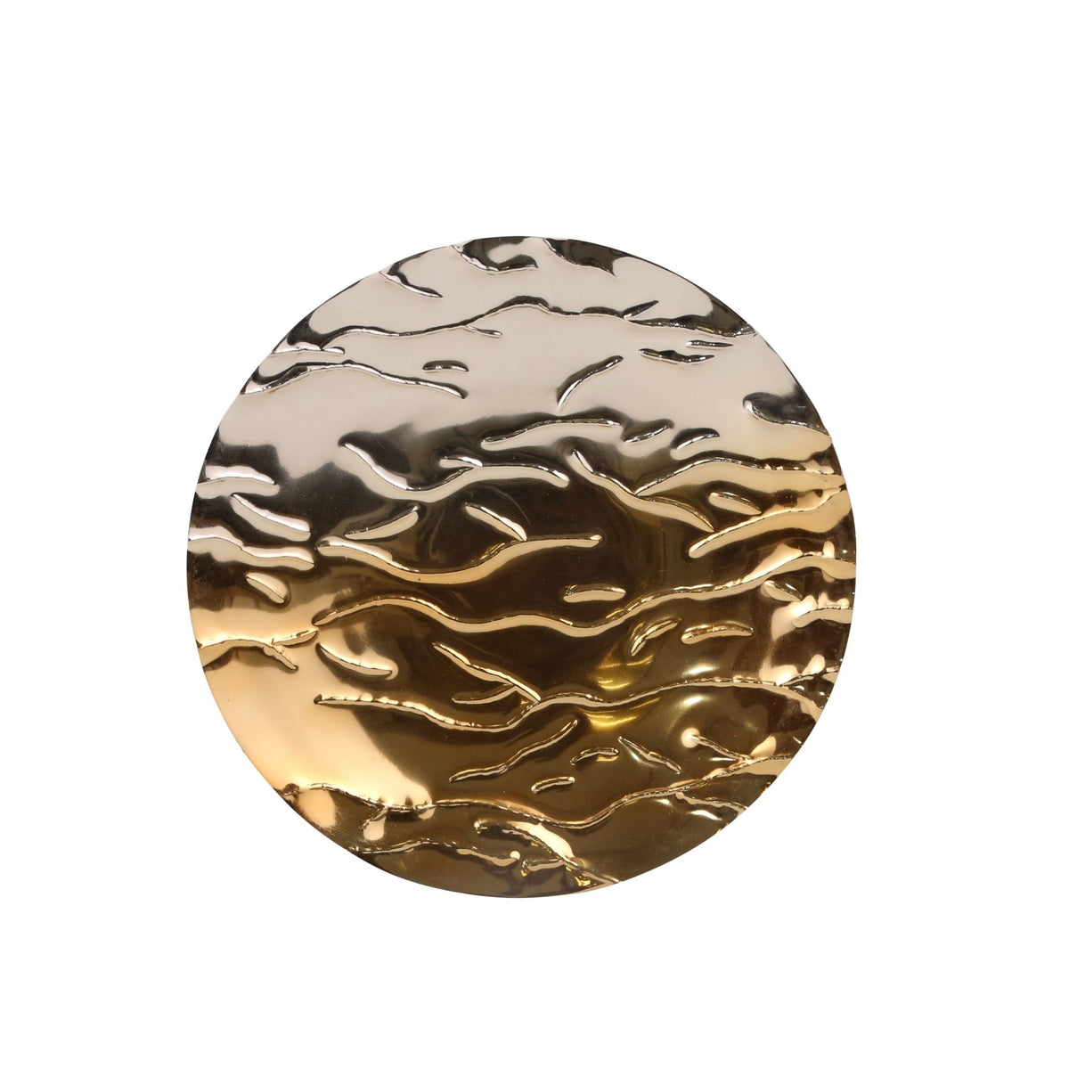ALUMINUM 20" CONCAVE WALL ART,COPPER, WB Wall Decors| Sagebrook Home