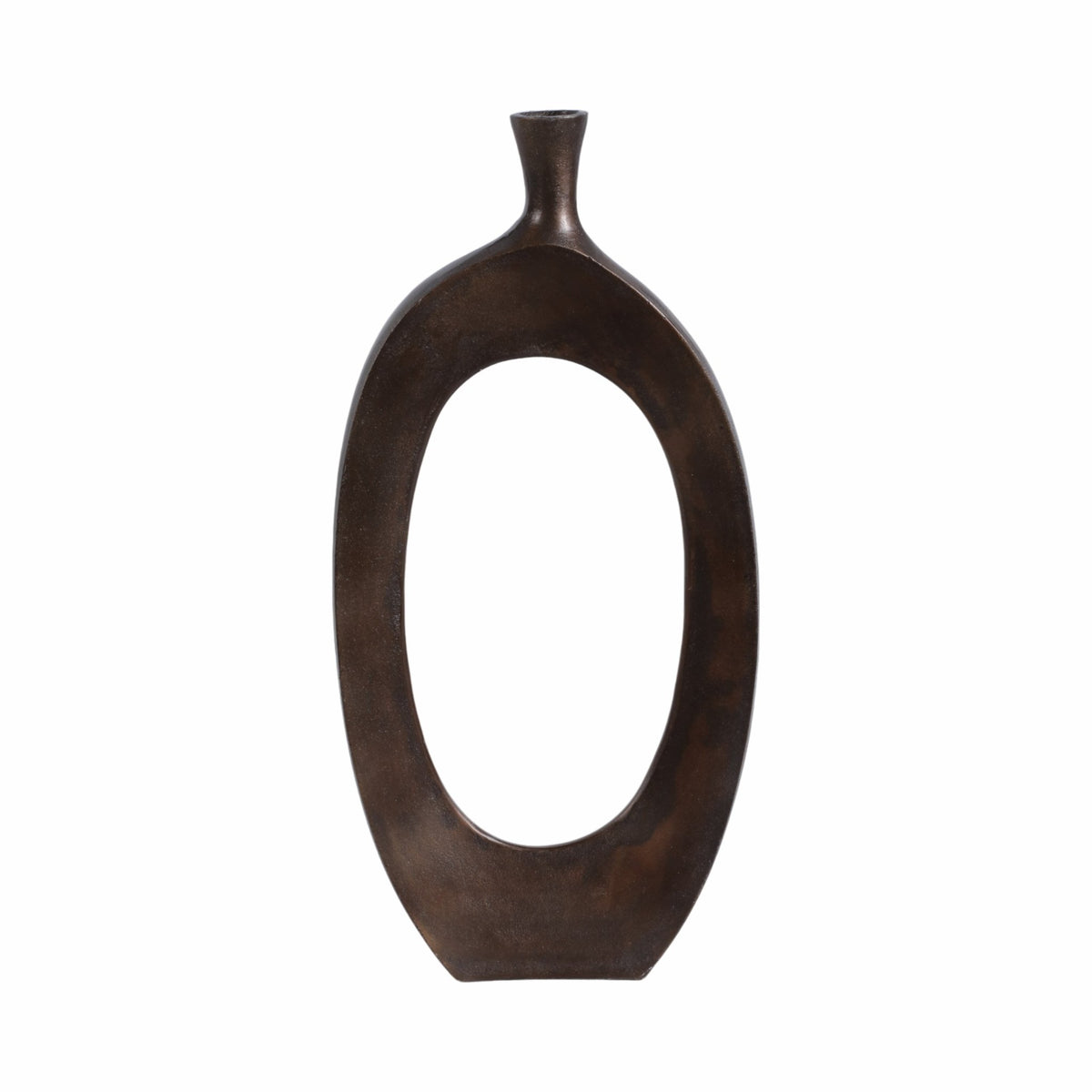 ALUMINUM 25"H CUT-OUT VASE, BRONZE Vases and Jars| Sagebrook Home