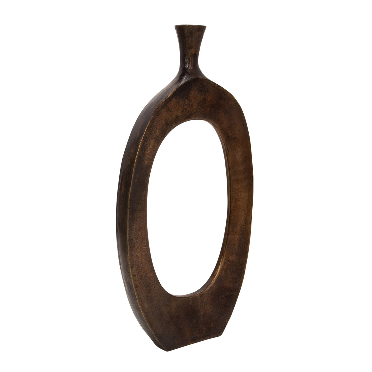 ALUMINUM 25"H CUT-OUT VASE, BRONZE Vases and Jars| Sagebrook Home