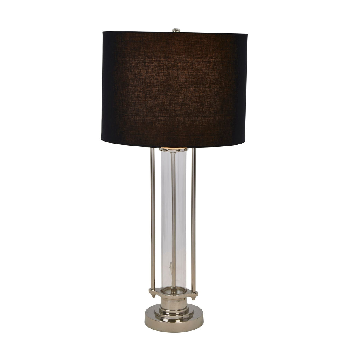 ALUMINUM 36" INDUSTRIAL TABLELAMP, SILVER Table Lamps| Sagebrook Home