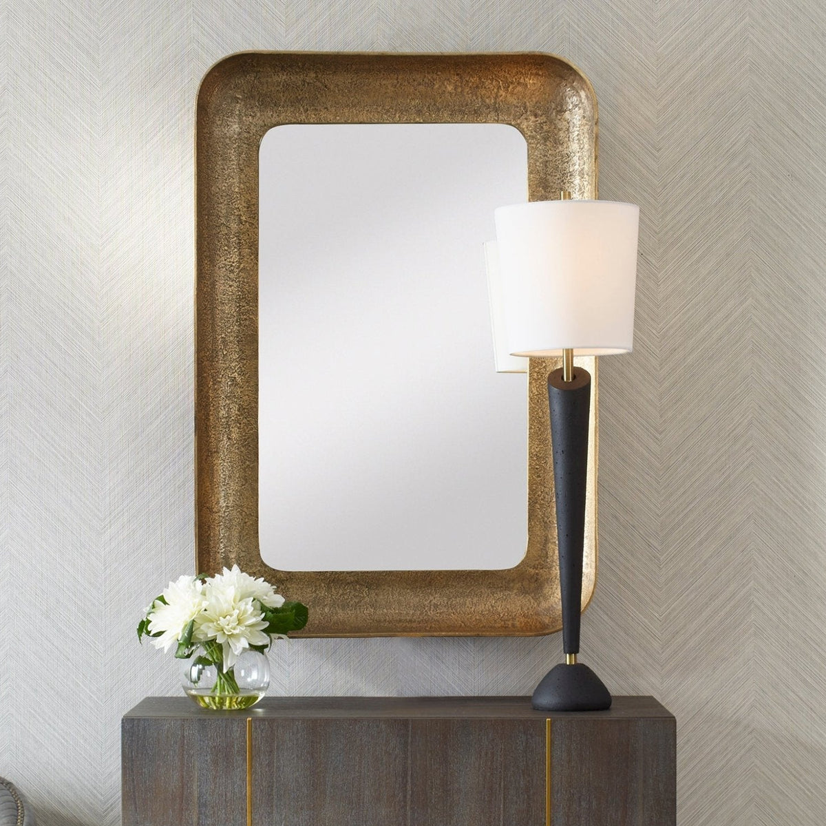 Alvaro Antique Brass Mirror Mirrors| Uttermost