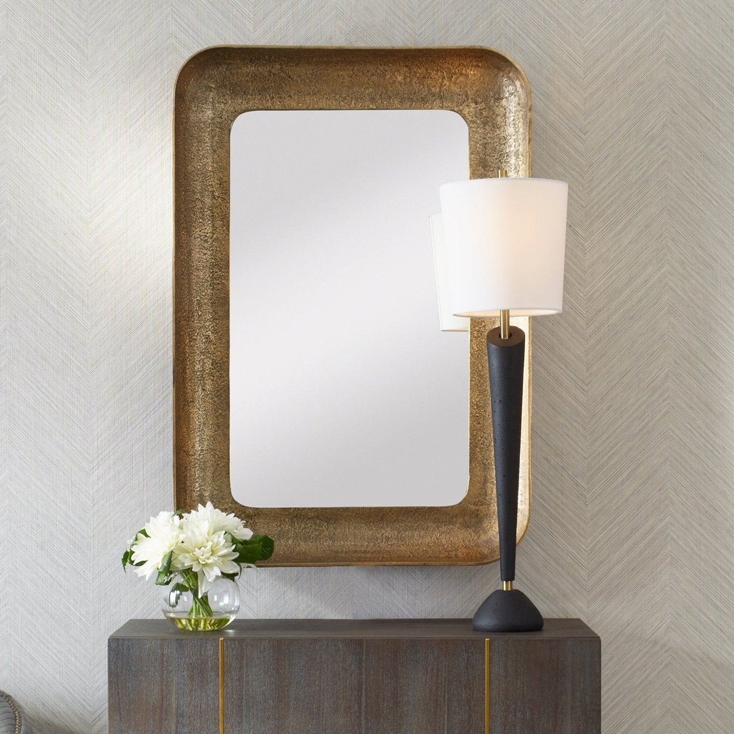 Alvaro Antique Brass Mirror Mirrors| Uttermost