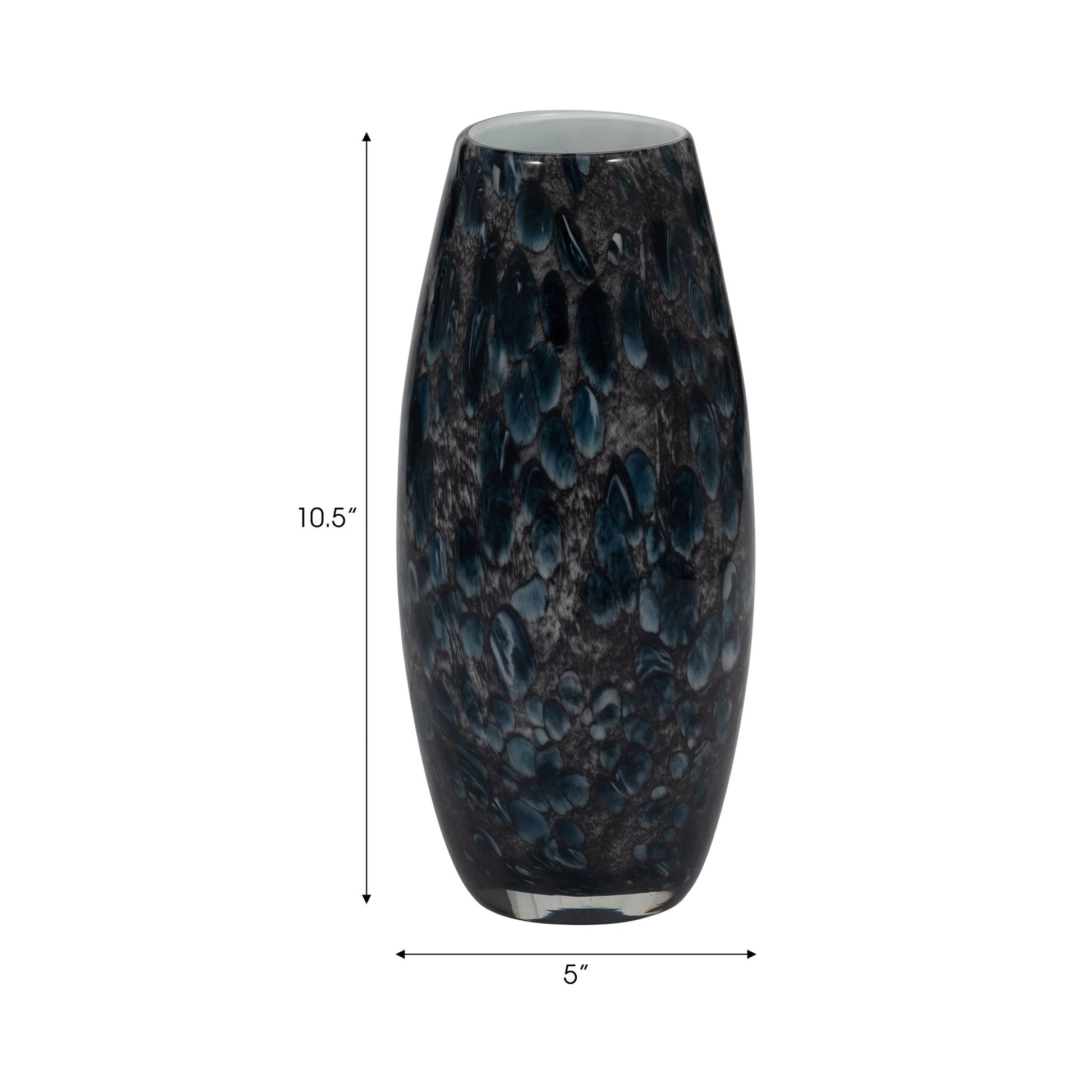 AMALDA SMALL BLUE GLASS VASE Vases and Jars| Sagebrook Home