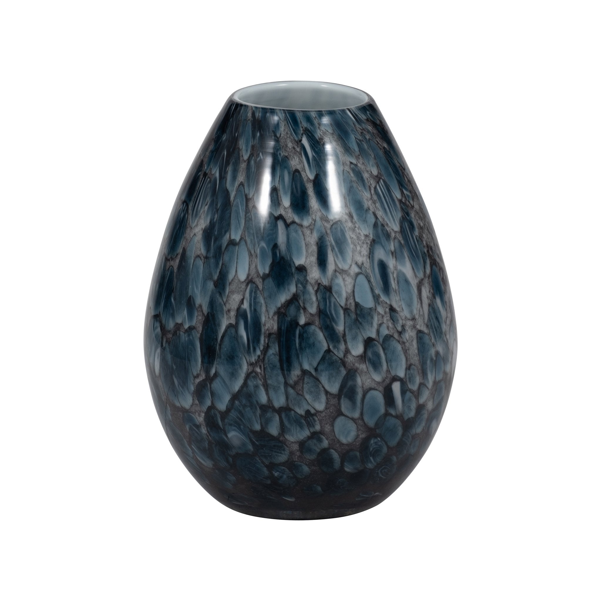 AMALDA SMALL BLUE GLASS VASE Vases and Jars| Sagebrook Home