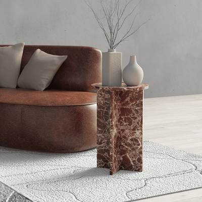 Amalfi MARBLE SIDE TABLE - Al Rugaib Furniture