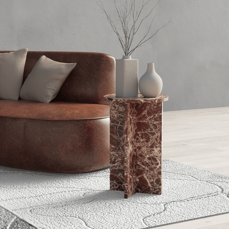 Amalfi MARBLE SIDE TABLE - Al Rugaib Furniture