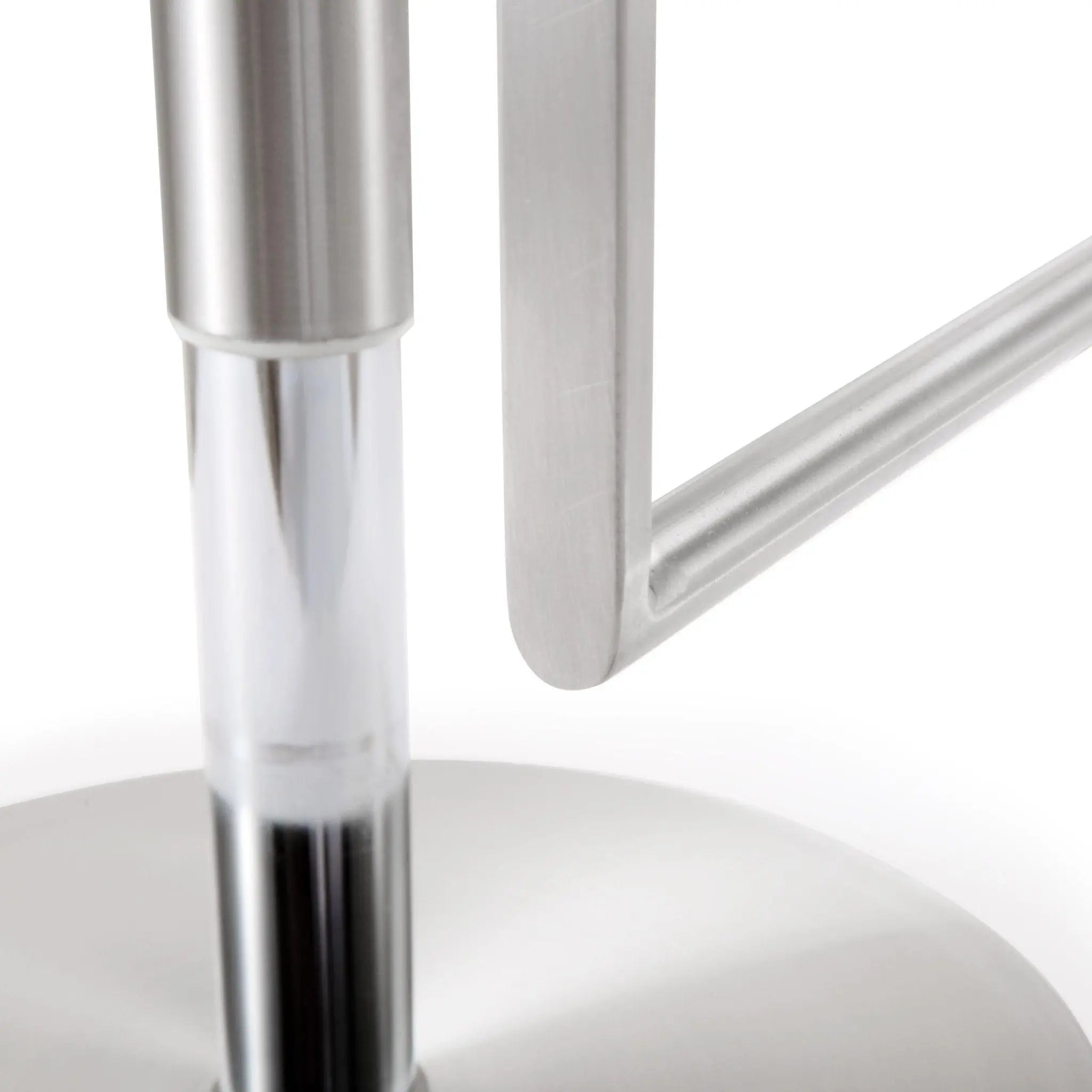 Amalfi White Steel Adjustable Barstool Counter Stools| TOV