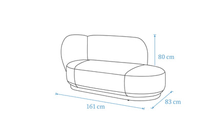 Amani'S Boutique Creamy Chaise