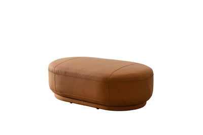 Amani'S Boutique Leather Ottoman - Al Rugaib Furniture