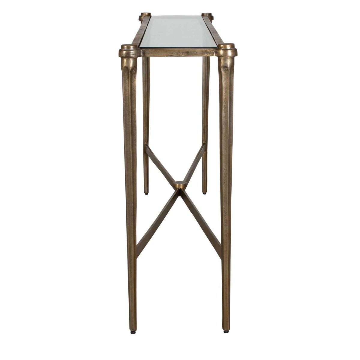 Amara Antique Brass Console Table Consoles & Sideboards| Uttermost