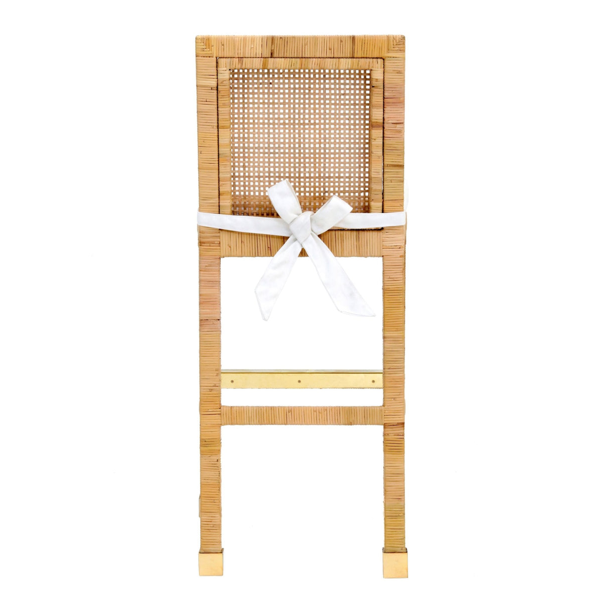 Amara Rattan Performance Fabric Bar Stool Stools| TOV