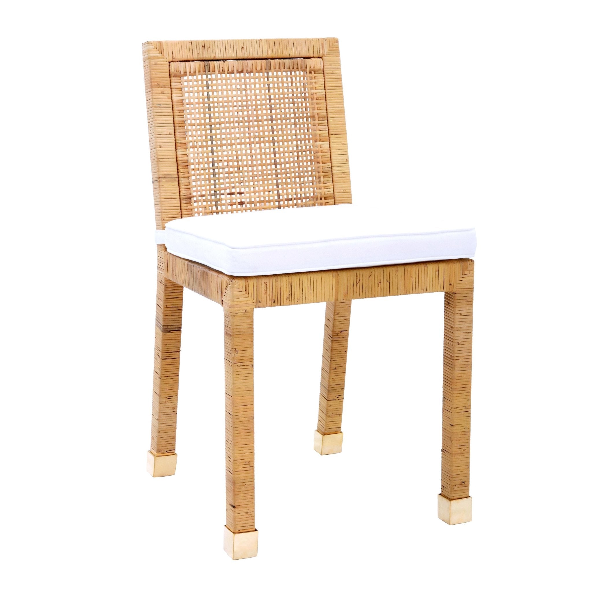 Amara Rattan Performance Fabric Dining Chair Dining Chairs| TOV