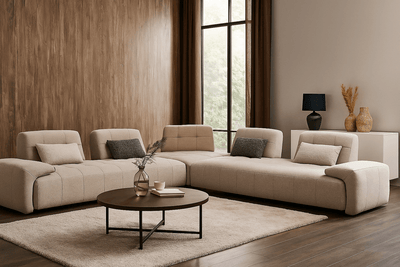 Amara Sand Sectional - Al Rugaib Furniture