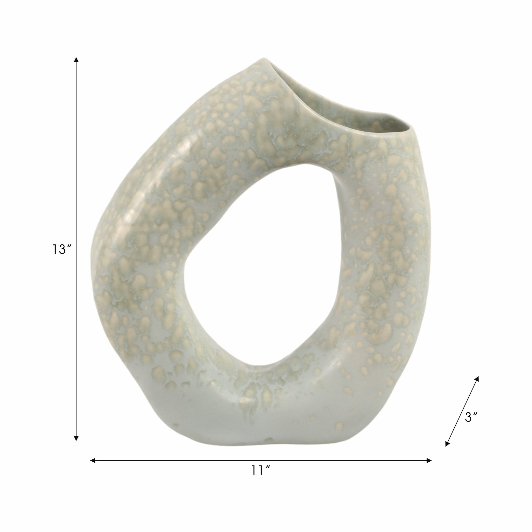 Amarante Abstract Round Portugal Vase Vases and Jars| Sagebrook Home