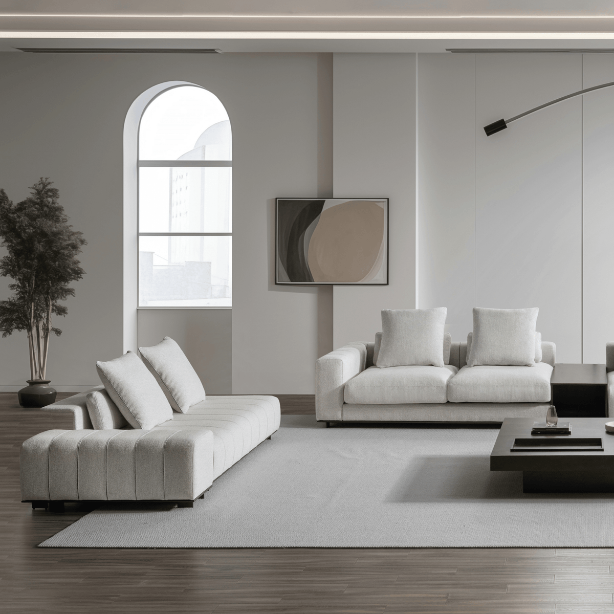 Amarno seperated arm Sectionals| Roots Furniture