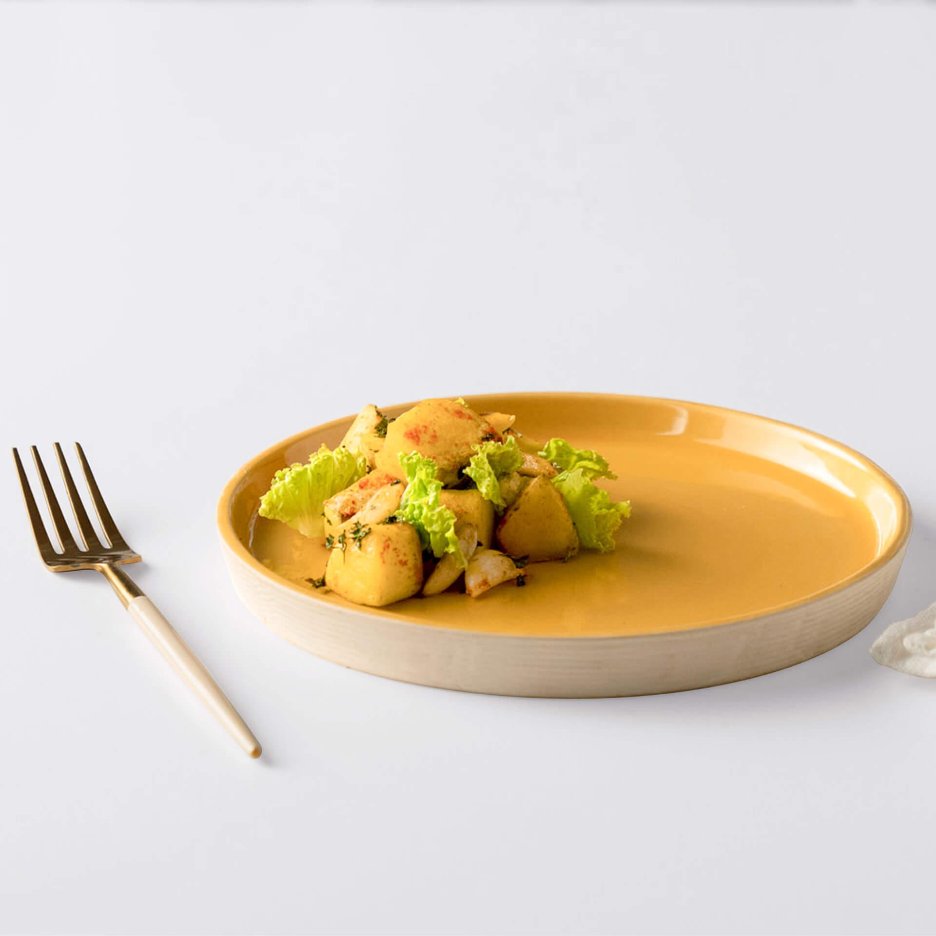 Amber Love Ceramic Side Plate Box| Roots Furniture