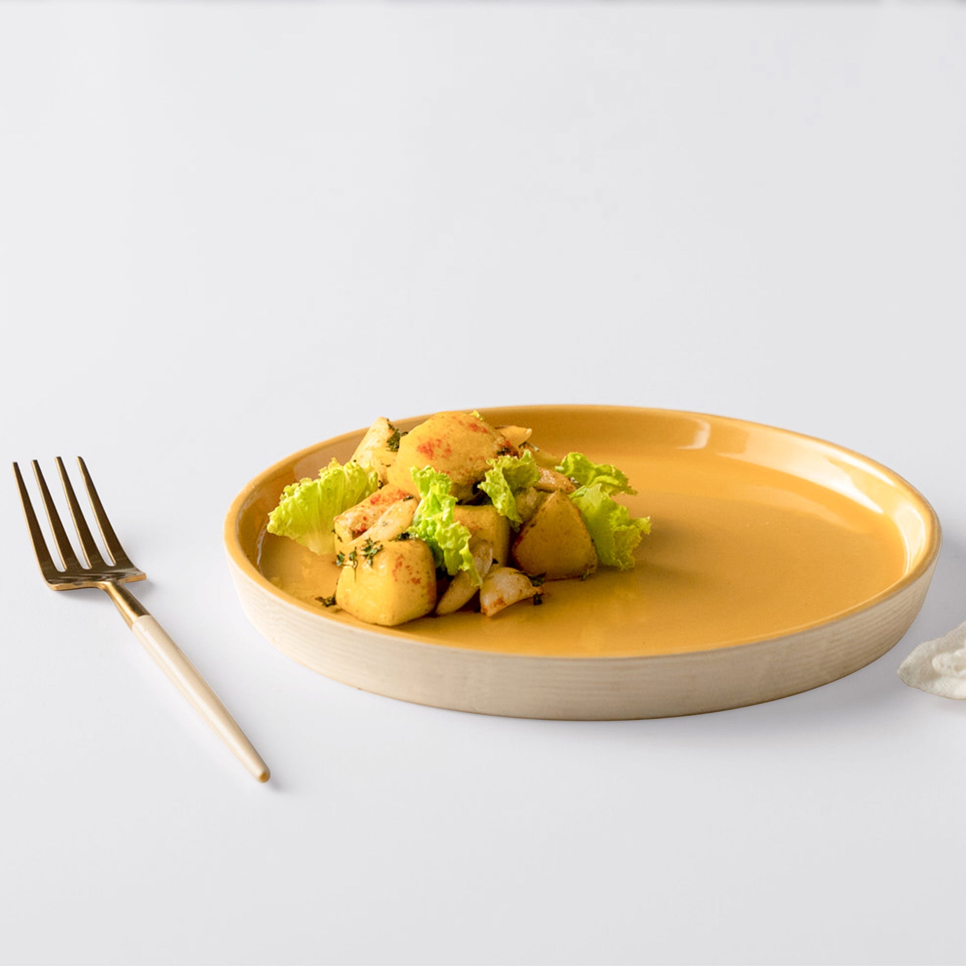 Amber Love Ceramic Side Plate Box| Roots Furniture