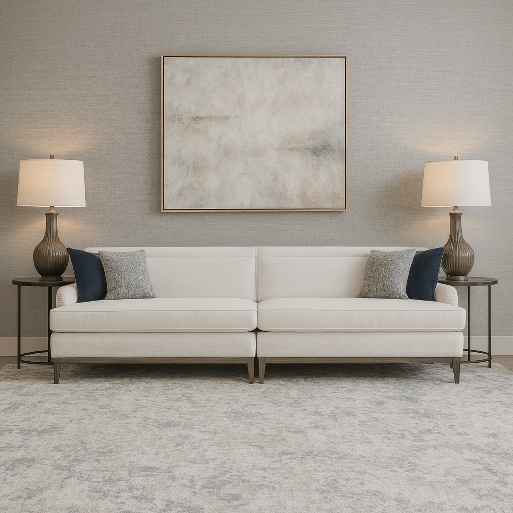 Amelia Navy 5 Seater Sofa (358cm) XL Sofas| Roots Furniture