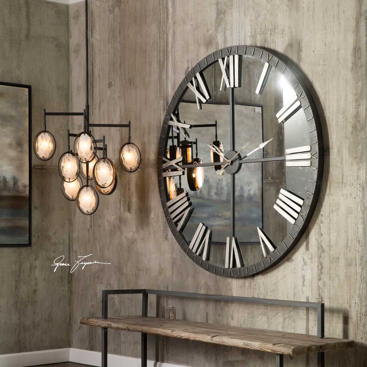 Amelie Wall Clock Clocks| Uttermost