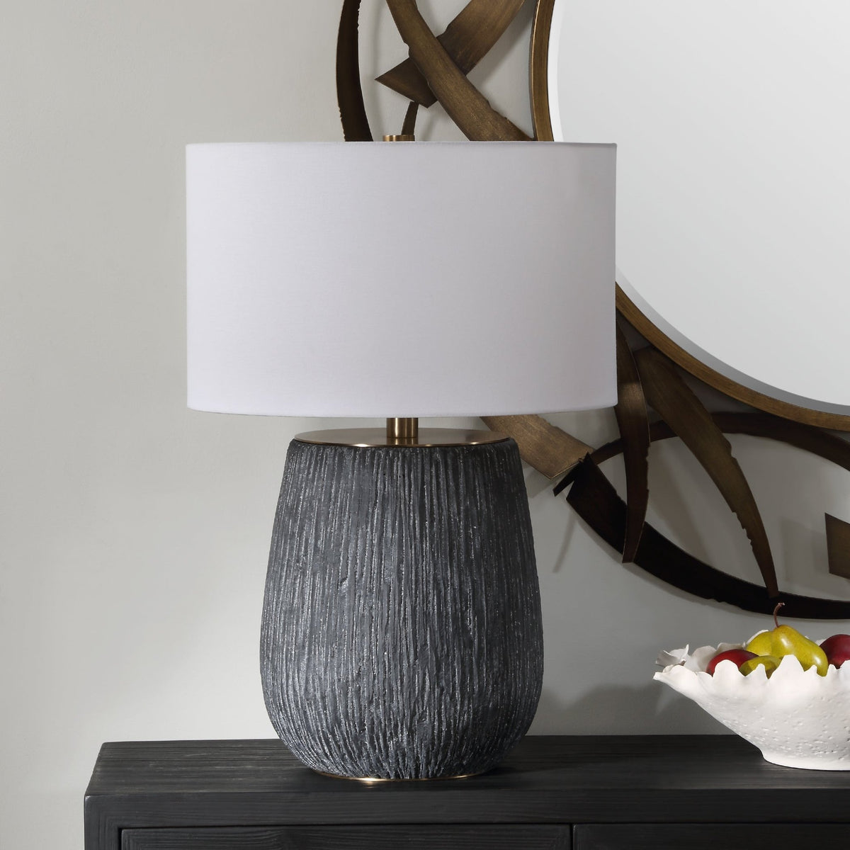 Americana Aged Black Table Lamp Table Lamps| Uttermost