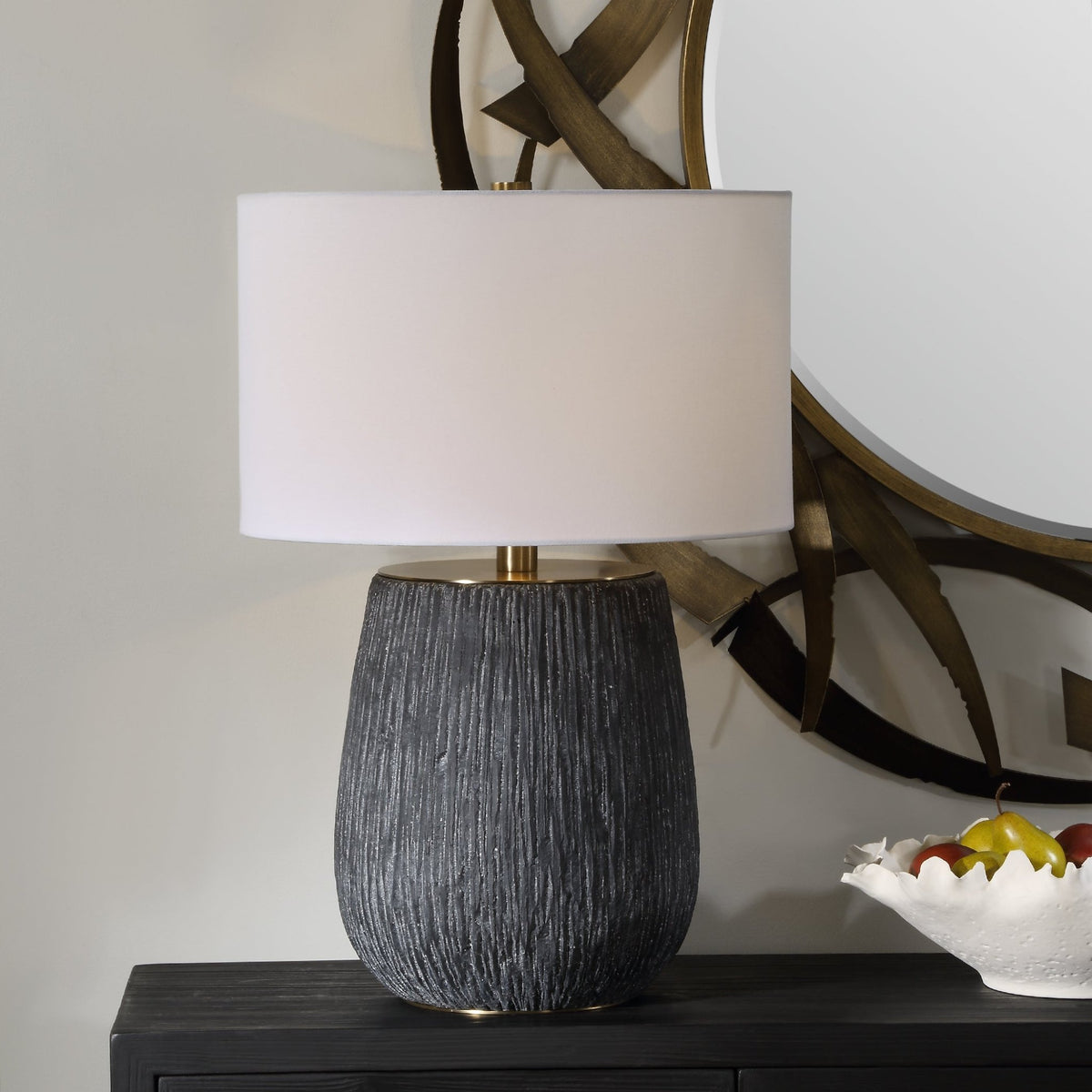 Americana Aged Black Table Lamp Table Lamps| Uttermost