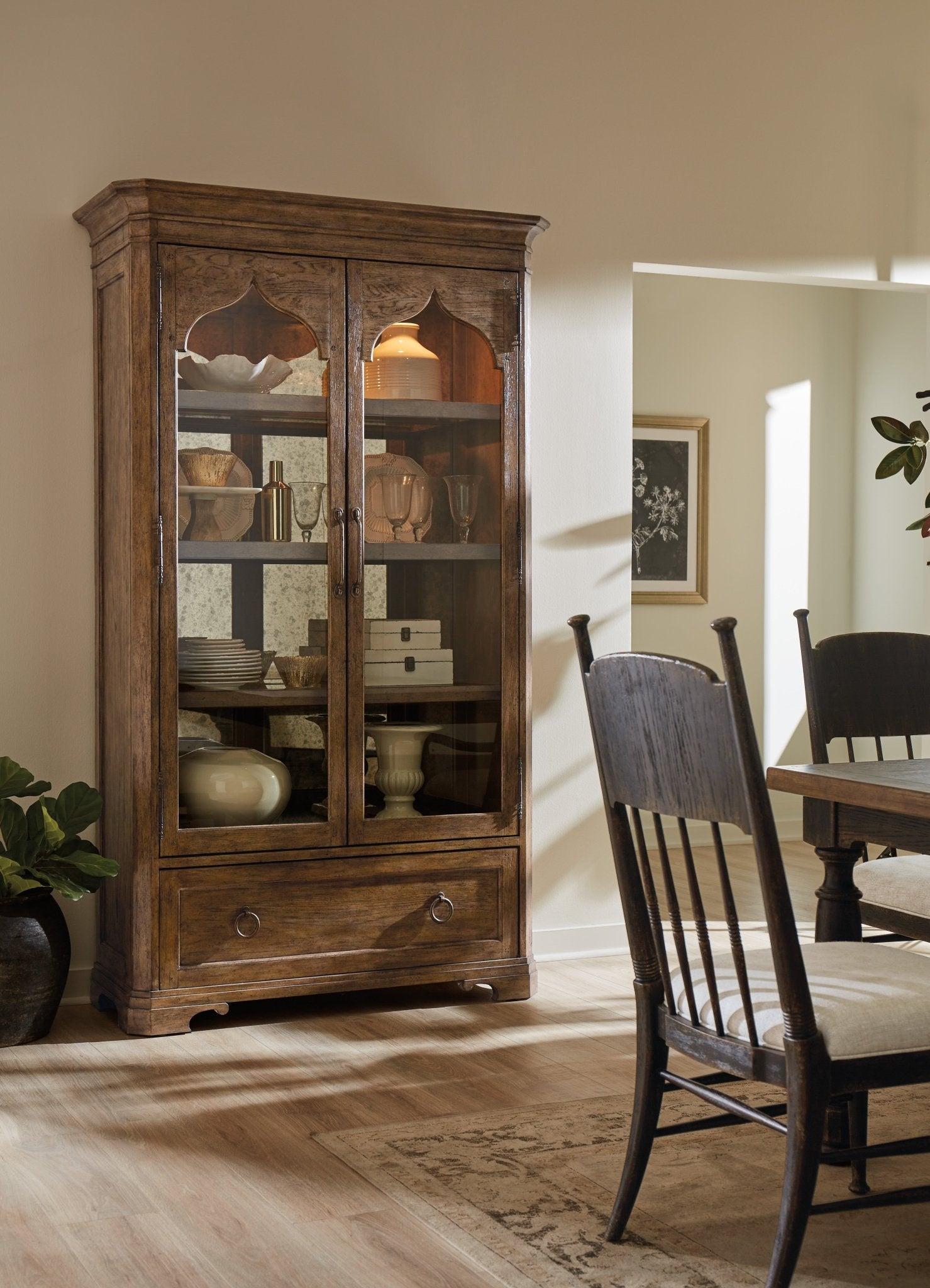 Americana Display Cabinet Cabinets & Chests| Hooker