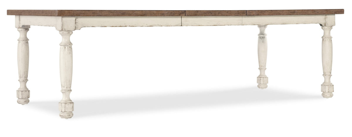 Americana Leg Dining Table with 1-22in Leaf Dining Tables| Hooker