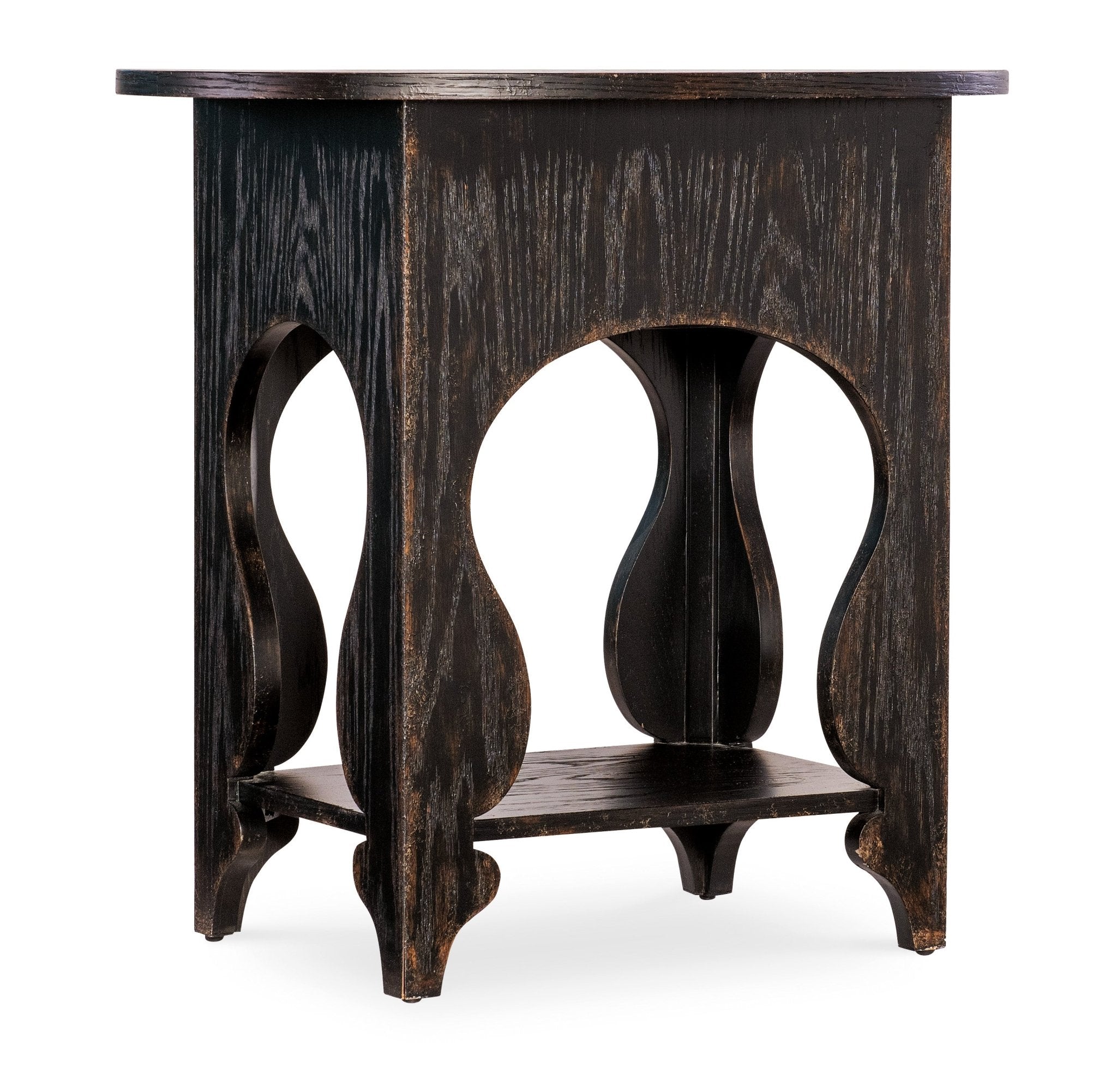 Americana One-Drawer Oval Nightstand Nightstands| Hooker