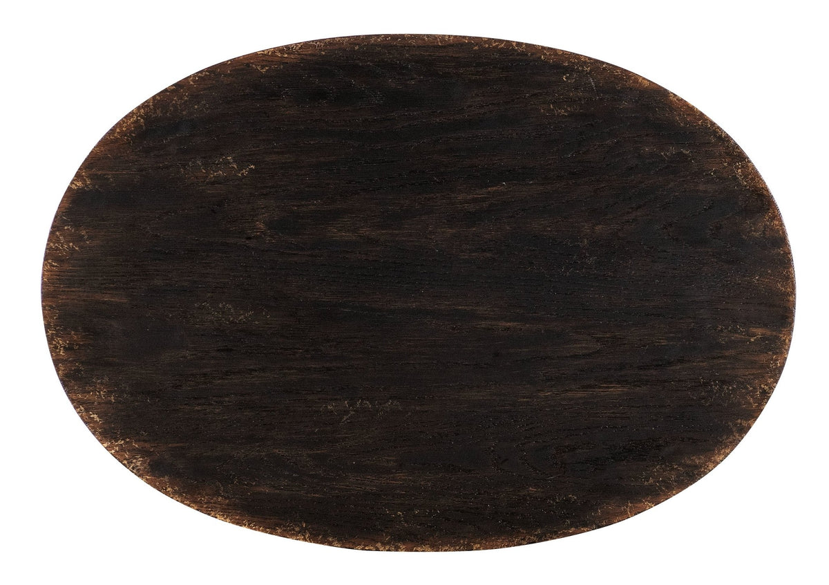 Americana One-Drawer Oval Nightstand Nightstands| Hooker