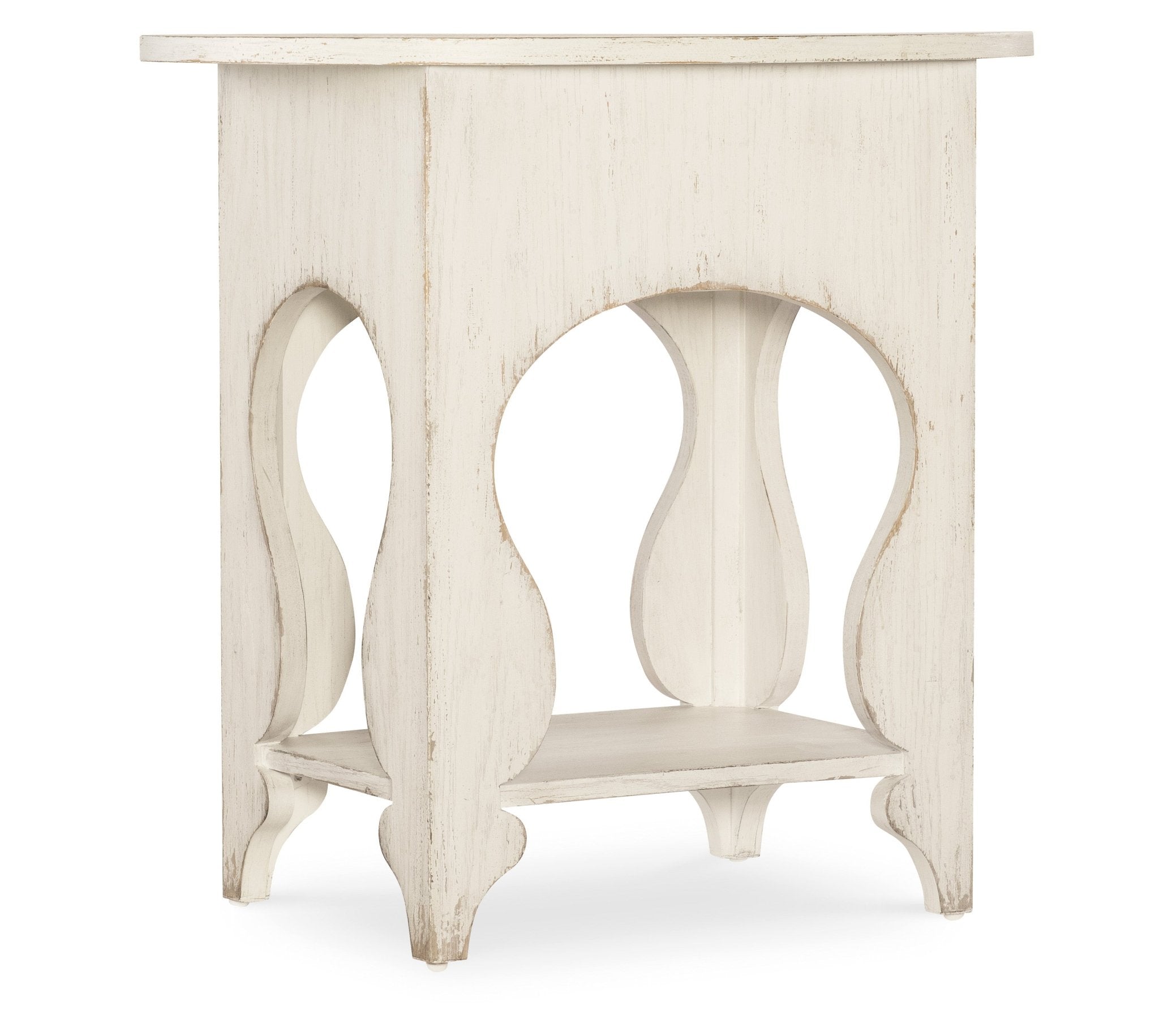 Americana One-Drawer Oval Nightstand Nightstands| Hooker